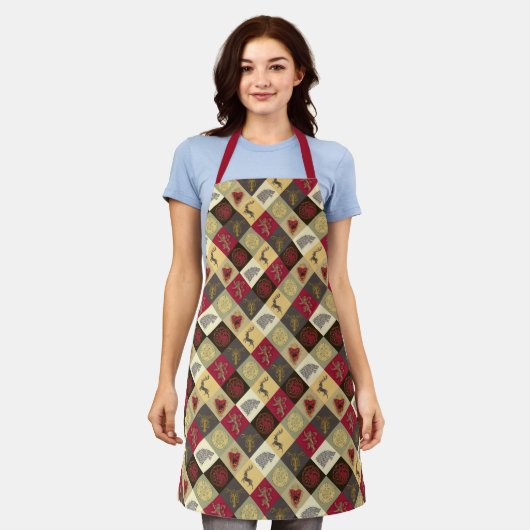 Game of Thrones Sigil Pattern Schort (Gedragen)