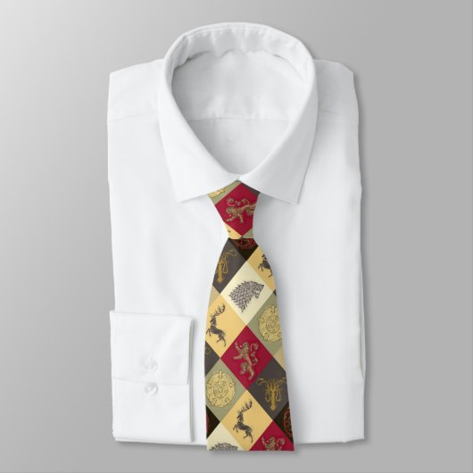 Game of Thrones Sigil Pattern Stropdas (Gebonden)