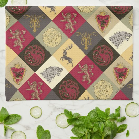 Game of Thrones Sigil Pattern Theedoek (Gevouwen)