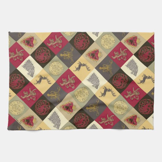 Game of Thrones Sigil Pattern Theedoek (Horizontaal)