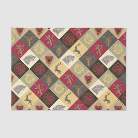 Game of Thrones Sigil Pattern Tissuepapier (Voorkant)