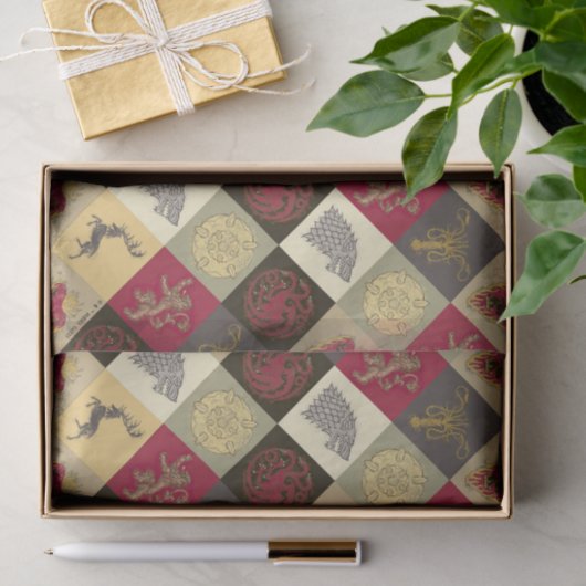 Game of Thrones Sigil Pattern Tissuepapier (Geschenk)