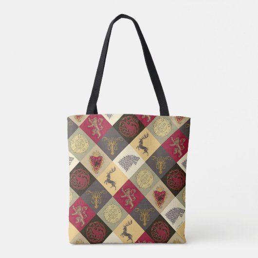 Game of Thrones Sigil Pattern Tote Bag (Achterkant)