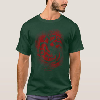 Game of Thrones Targaryen gespoten omtrek zegel vr T-shirt