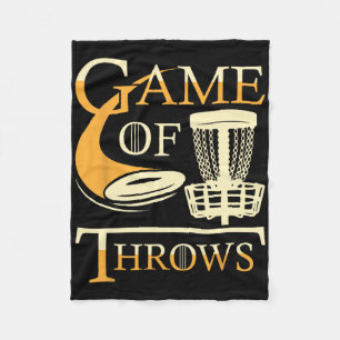 Game Of Throws - Discgolfspeler Vliegende Disc Gol Fleece Deken