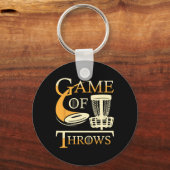 Game Of Throws - Discgolfspeler Vliegende Discgolf Sleutelhanger (Voorkant)