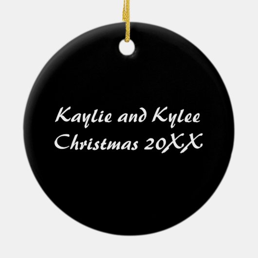 Game of Twins Ornament (Achterkant)