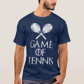 Game ofennis vintage t-shirt (Voorkant)