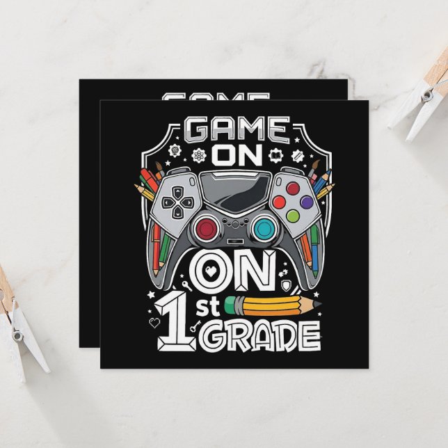 Game On 1e klas terug naar school (Voorkant / Achterkant in situ)