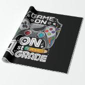 Game On 1e klas terug naar school Cadeaupapier (Uitgerold)