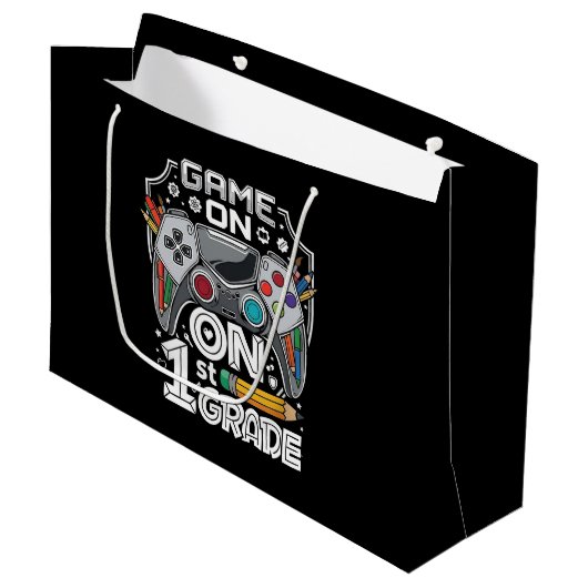 Game On 1e klas terug naar school Groot Cadeauzakje (Voorkant Gekanteld)