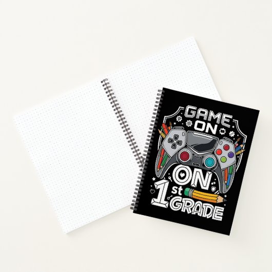 Game On 1e klas terug naar school Notitieboek (Binnen)