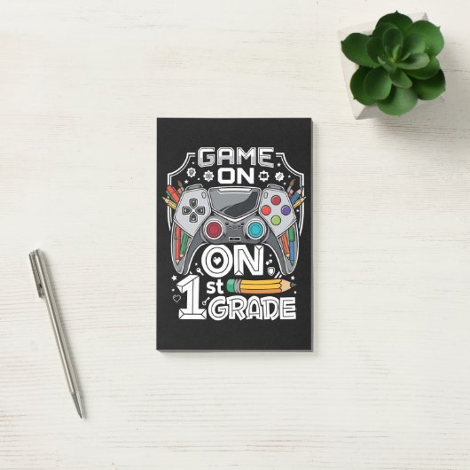Game On 1e klas terug naar school Post-it® Notes (Kantoor)