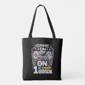 Game On 1e klas terug naar school Tote Bag (Achterkant)