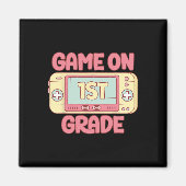 Game On 1st Grade Cool Video Game Ck To School Kid Magneet (Voorkant)