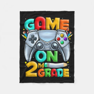 Game On 2e leerjaar Byck naar school 2e leerjaar n Fleece Deken