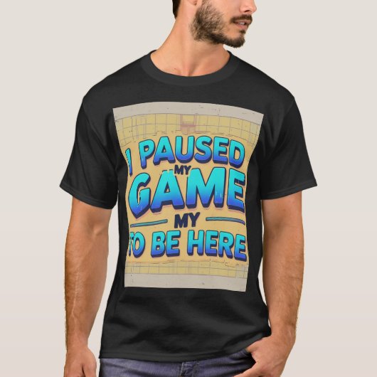 Game On: 3D Cartoon Controller T-shirt ontwerp (Voorkant)
