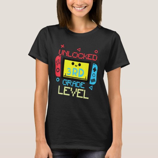 Game On 3rd Grade Back To School Third grade Level T-shirt (Voorkant)
