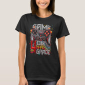 Game on 4th Grade Video Game Back School Student G T-shirt (Voorkant)