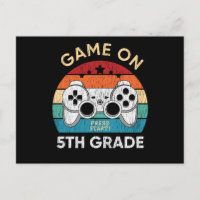 Game On 5e klas gamer terug naar school cadeau