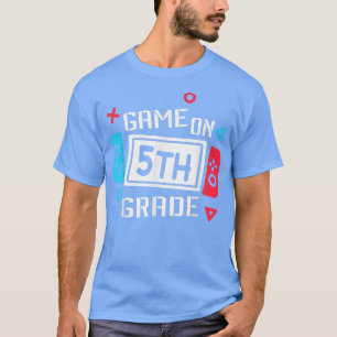 Game on 5th Grade Gaming Boys Terug naar school Vi T-shirt
