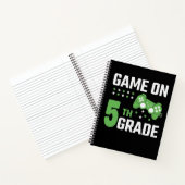 Game On 5th Grade Video Game Back to School Gamer Notitieboek (Binnen)