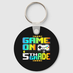 Game on 5th Grade Video Gamer Terug naar Schoo Sleutelhanger