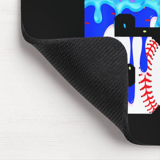 Game On 67 Baseball Drip Six Seven Meme 6 7 Birthd Muismat (Hoek)