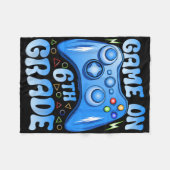Game On 6th Grade Terug naar school 6th Grade Vide Fleece Deken (Voorkant (Horizontaal))