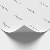 Game on add couple name wedding party place city g cadeaupapier (Hoek)