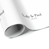 Game on add couple name wedding party place city g cadeaupapier (Rol Hoek)