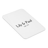 Game on add couple name wedding party place city g magneet (Rechterzijde)