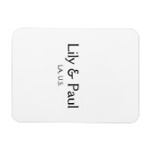 Game on add couple name wedding party place city g magneet (Horizontaal)