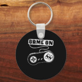 Game On alter Controller Videospiele Sleutelhanger (Voorkant)
