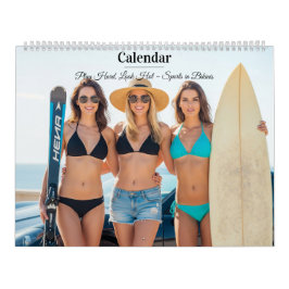 Game On, bikini's On - Sexy Sport Bikini Kalender