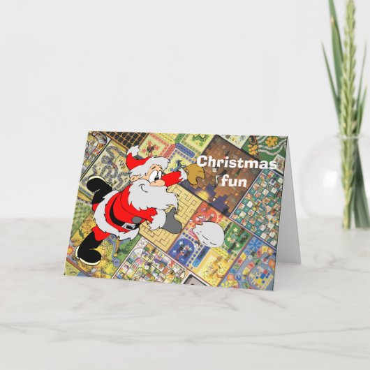 Game on! Bordspellen Feestdagen Kaart (Voorkant)