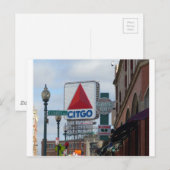 Game on Boston. Briefkaart (Voorkant / Achterkant)