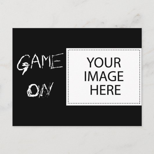 Game On Briefkaart (Voorkant)