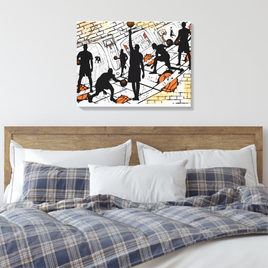 Game On Canvas Afdruk (Insitu (Slaapkamer))