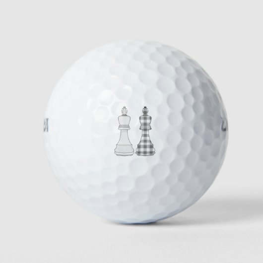 Game on Chess Golfballen (Voorkant)