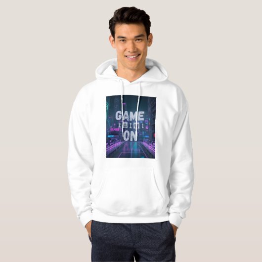 Game on chess hoodie (Voorkant volledig)