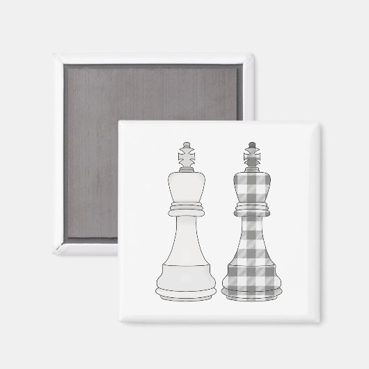 Game on Chess Magneet (Voorkant / Achterkant)