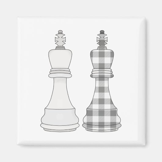 Game on Chess Magneet (Voorkant)