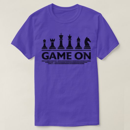 Game on Chess Pineersels Funny Board Game Thed Gif T-shirt (Design voorkant)