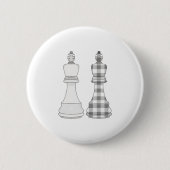 Game on Chess Ronde Button 5,7 Cm (Voorkant)
