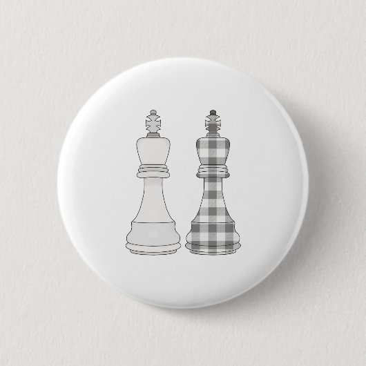 Game on Chess Ronde Button 5,7 Cm (Voorkant)
