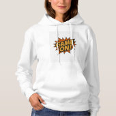 GAME ON! Comic Burst · Gamer Wall Poster Hoodie (Voorkant)