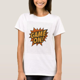 GAME ON! Comic Burst · Gamer Wall Poster T-shirt
