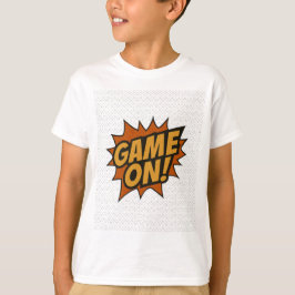 GAME ON! Comic Burst · Gamer Wall Poster T-shirt