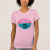GAME ON crypto Tshirt cadeau bitcoin ROZE (Voorkant)
